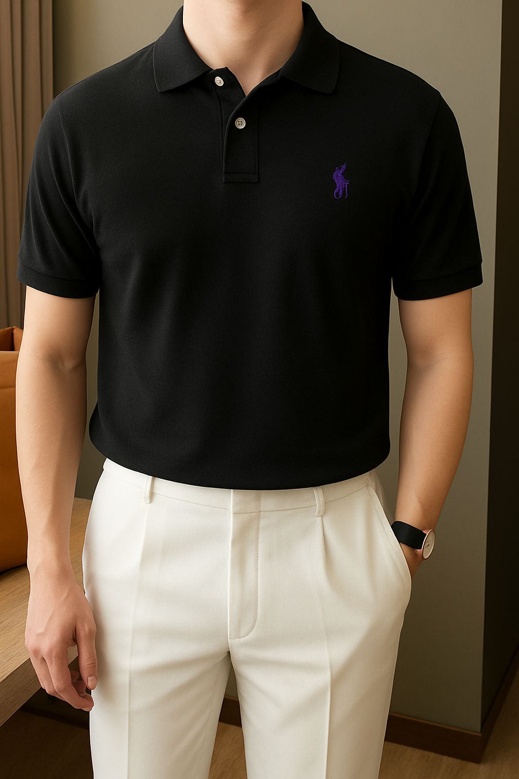 Polo Shirt (Black)
