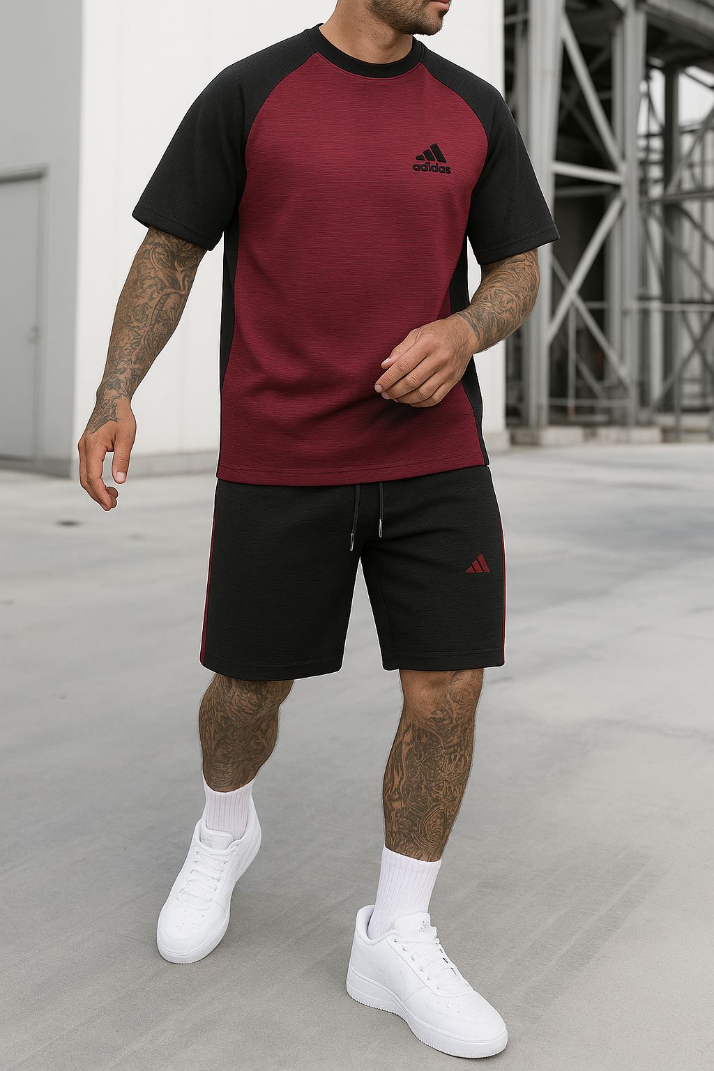 Track Suit (Maroon&Black)